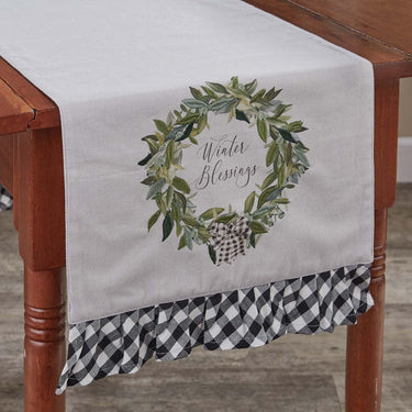 Winter Blessings Table Runner - 15x72 Park Designs - The Fox Decor
